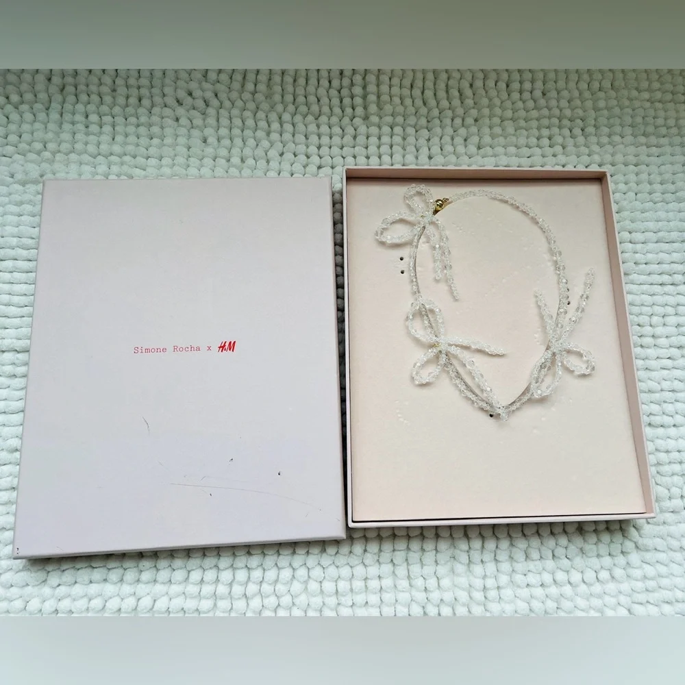 Simone Rocha HM Bow-detail Necklace - Picture 2 of 2